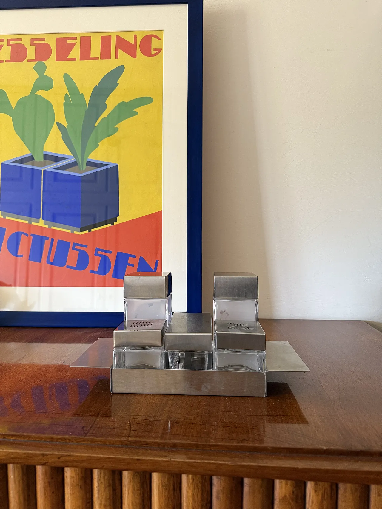 Hollywood Regency Cruet-set, Zani Italy manufacture, 1970s. 4