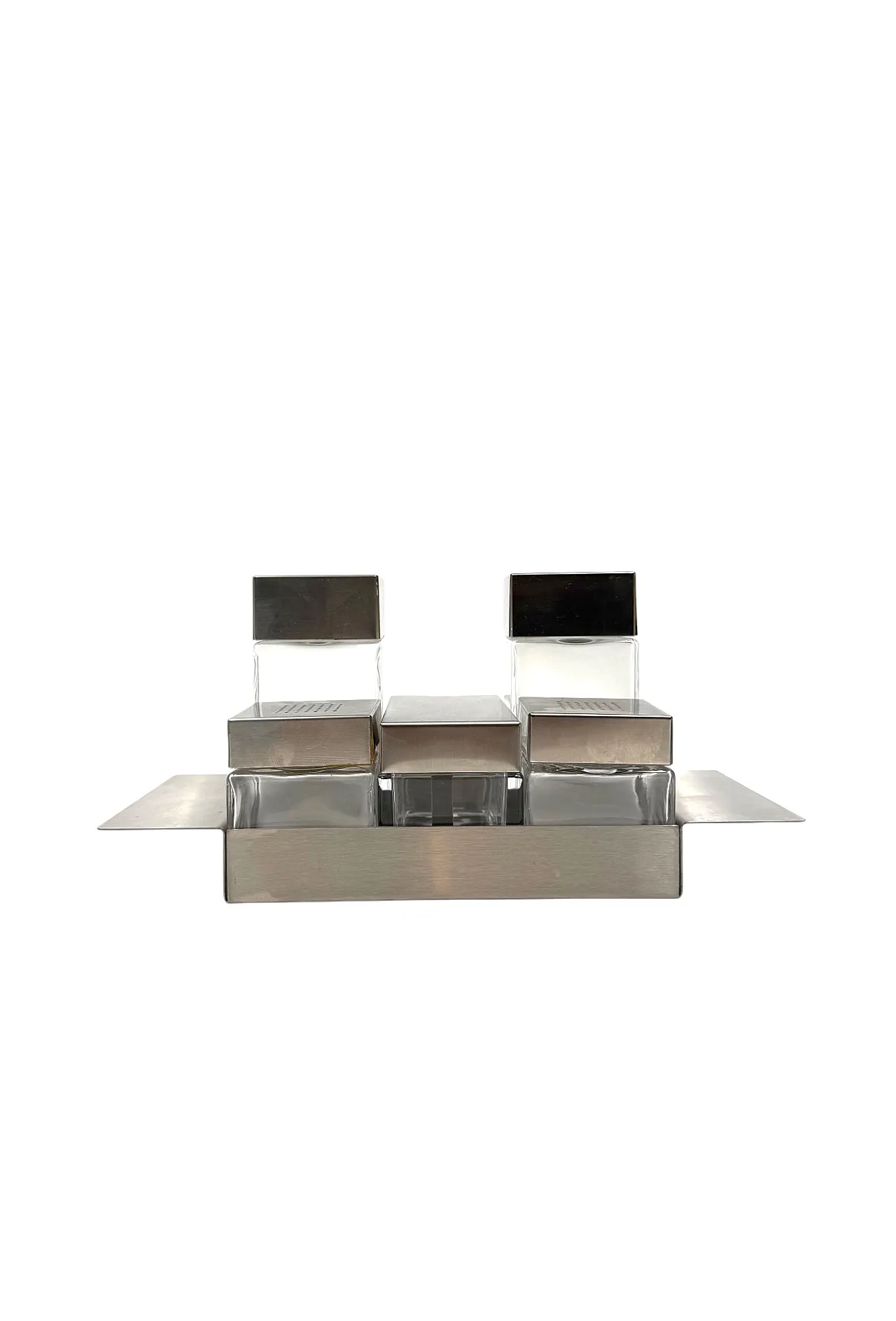 Hollywood Regency Cruet-set, Zani Italy manufacture, 1970s. 7