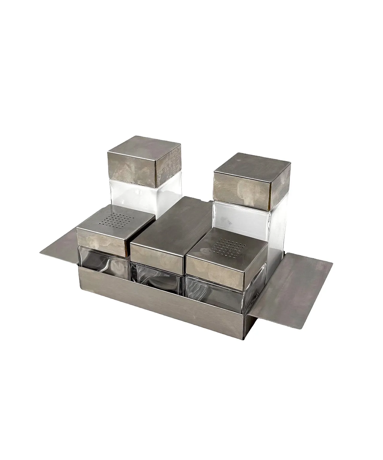 Hollywood Regency Cruet-set, Zani Italy manufacture, 1970s. 9