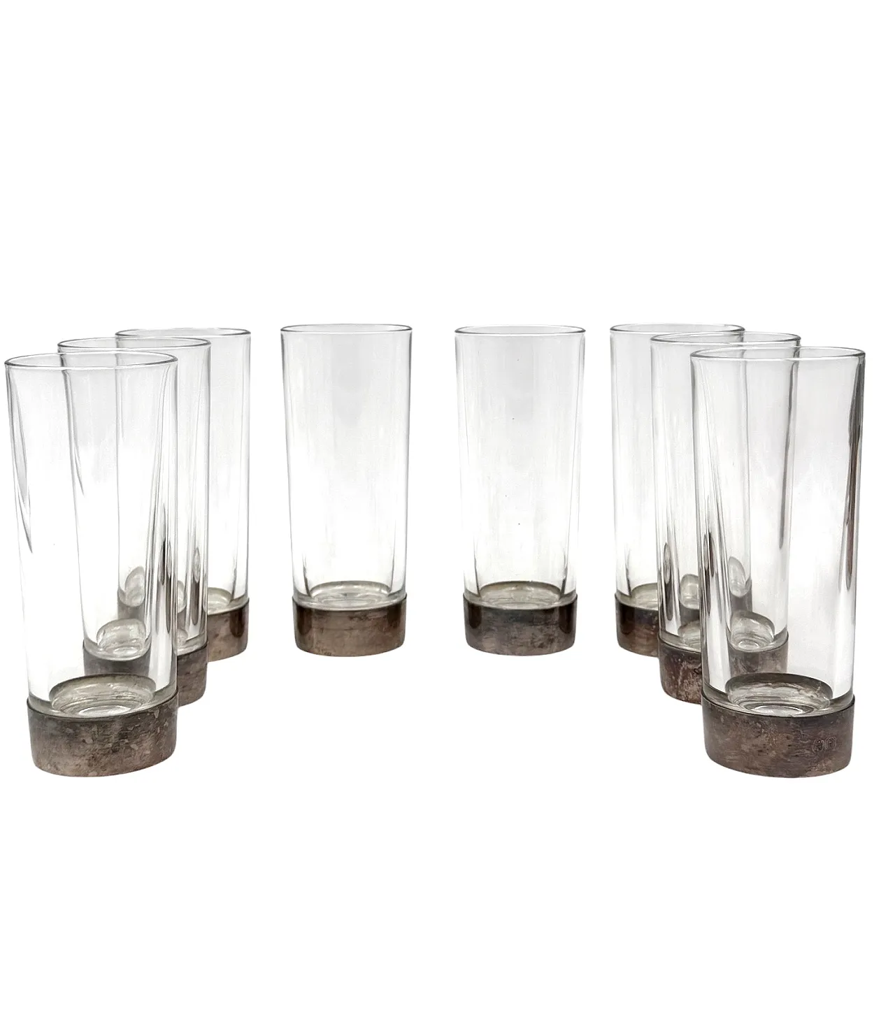 Hollywood Regency Silverplate cocktail set, Italy 1970s 14