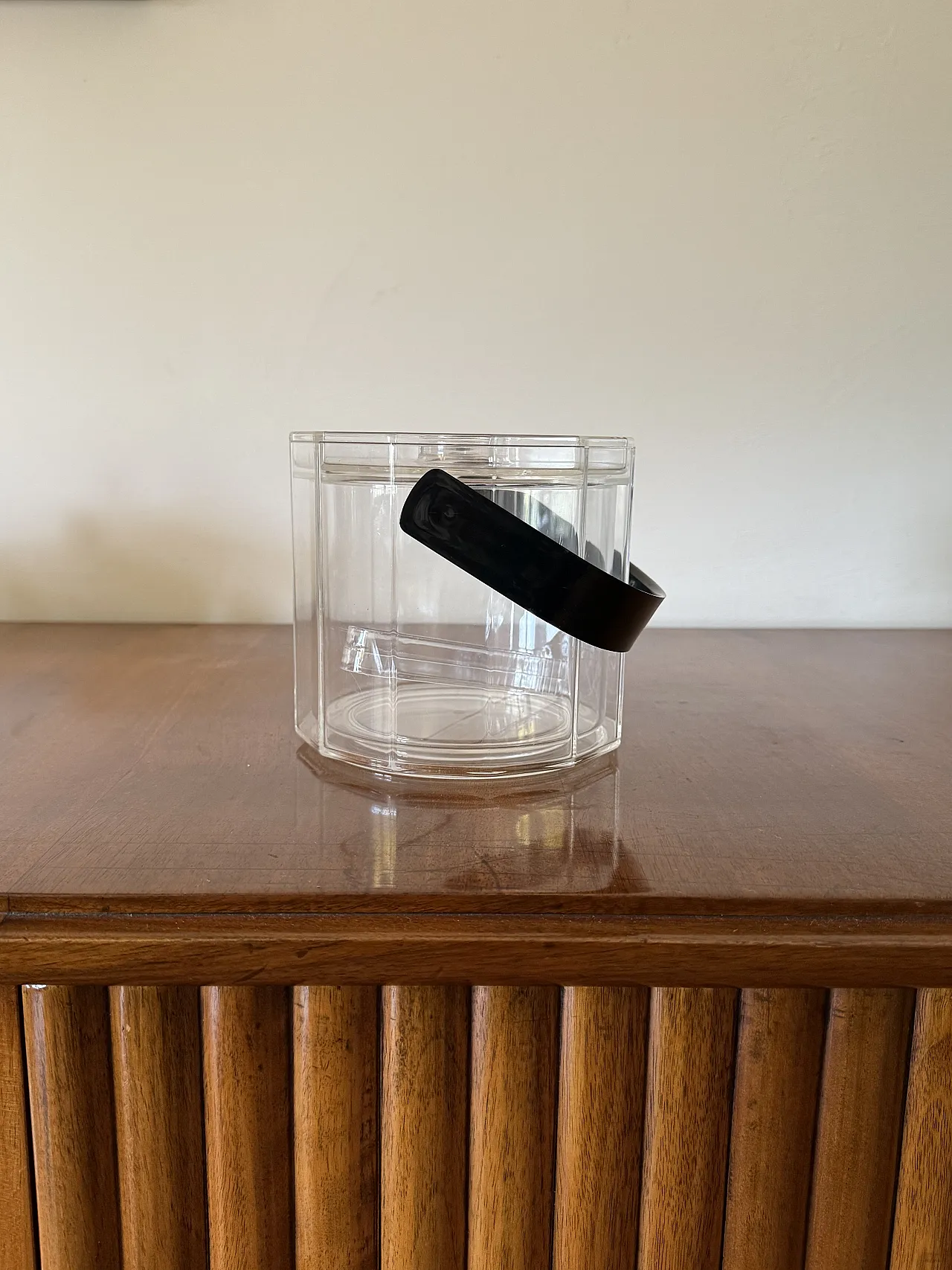 Secchiello per ghiaccio in plastica dell'era spaziale by Guzzini, 70s 4