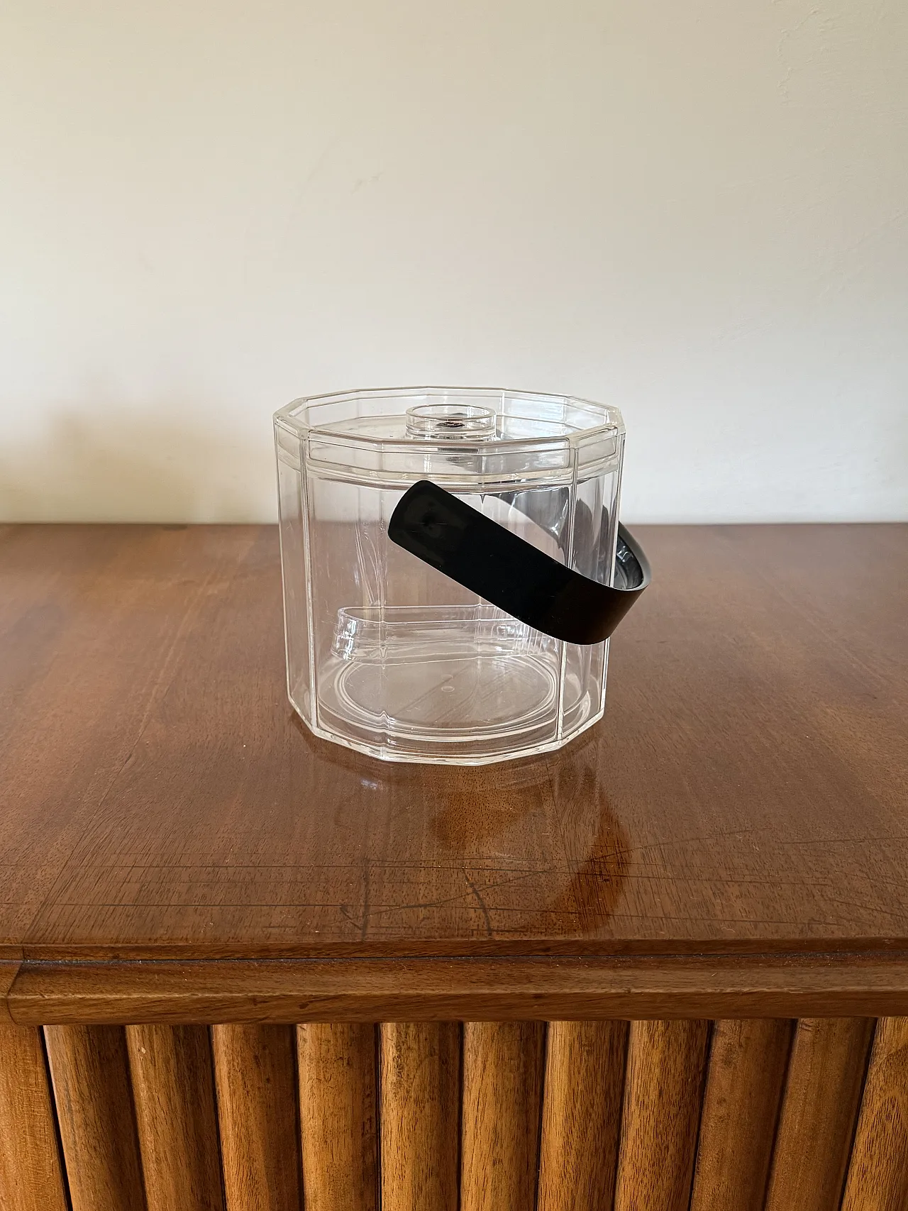 Secchiello per ghiaccio in plastica dell'era spaziale by Guzzini, 70s 5