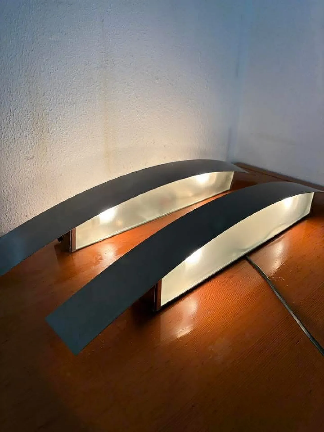 Coppia applique Artemide, anni '70 5