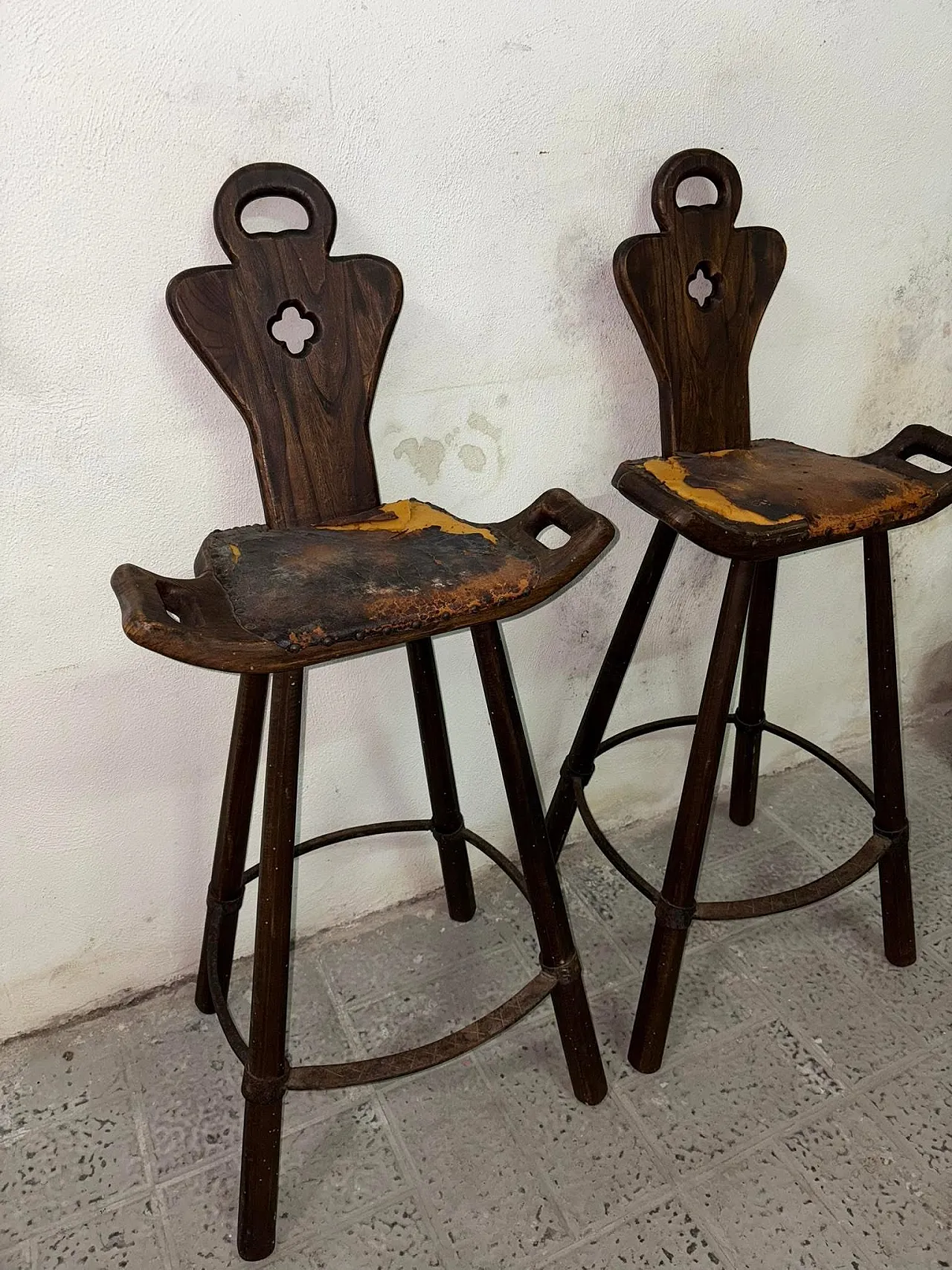 Brutalist stools, 70s 3