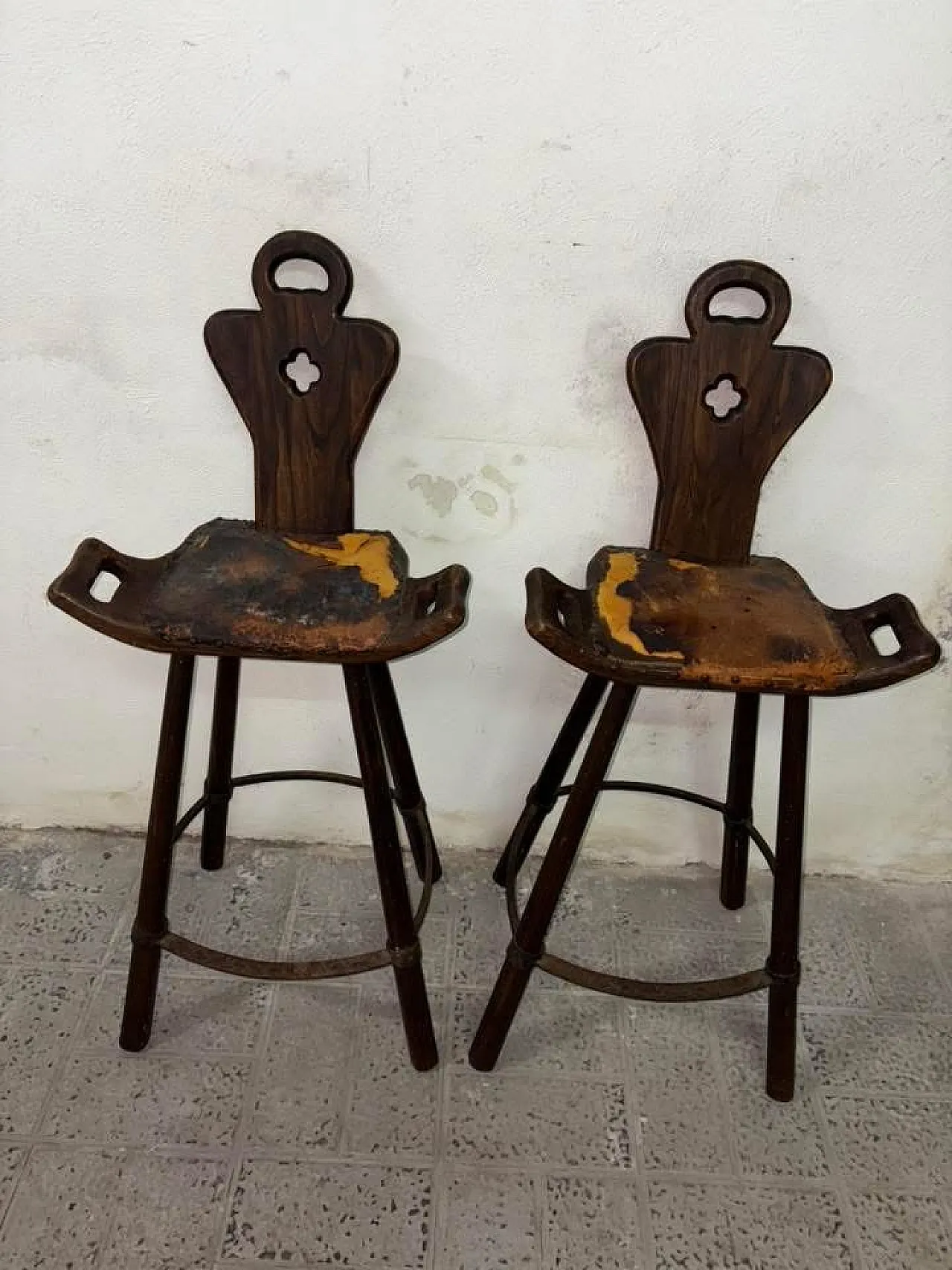 Brutalist stools, 70s 4