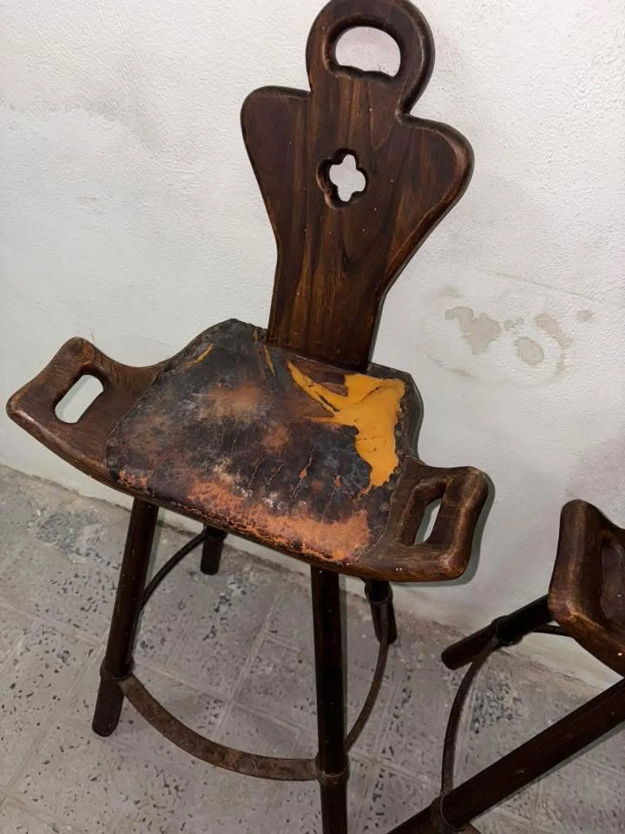 Brutalist stools, 70s 5