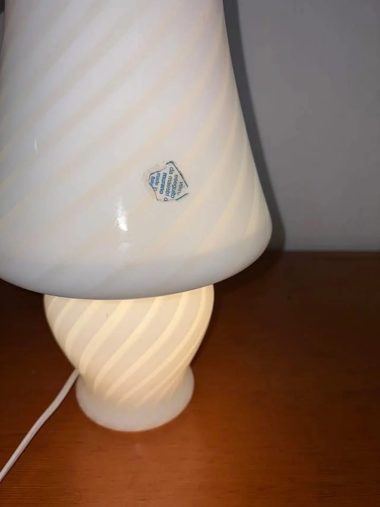 Coppia lampade vetro di Murano, anni '70 5