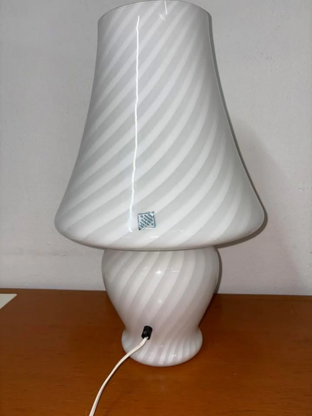 Coppia lampade vetro di Murano, anni '70 9