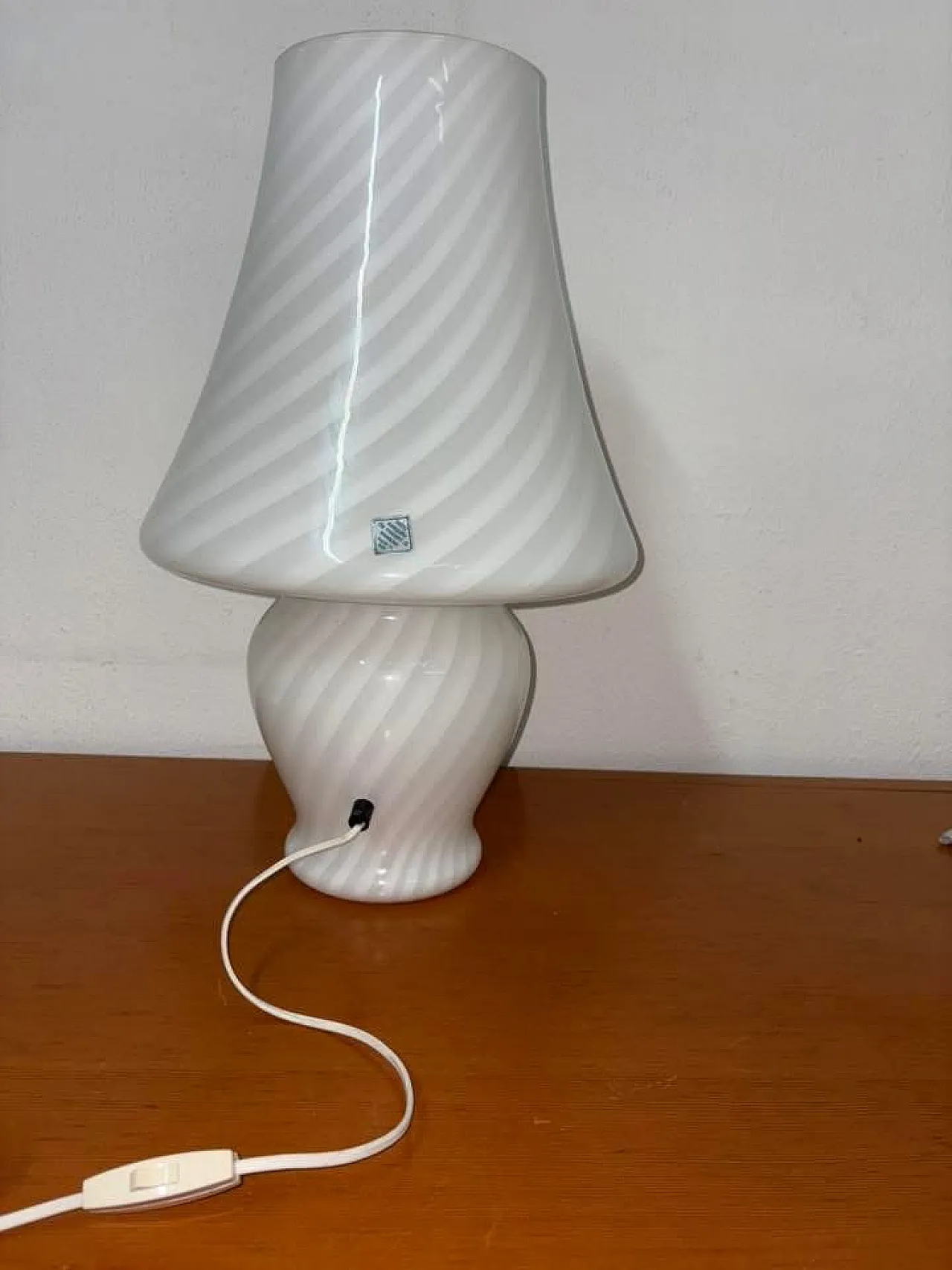 Coppia lampade vetro di Murano, anni '70 10