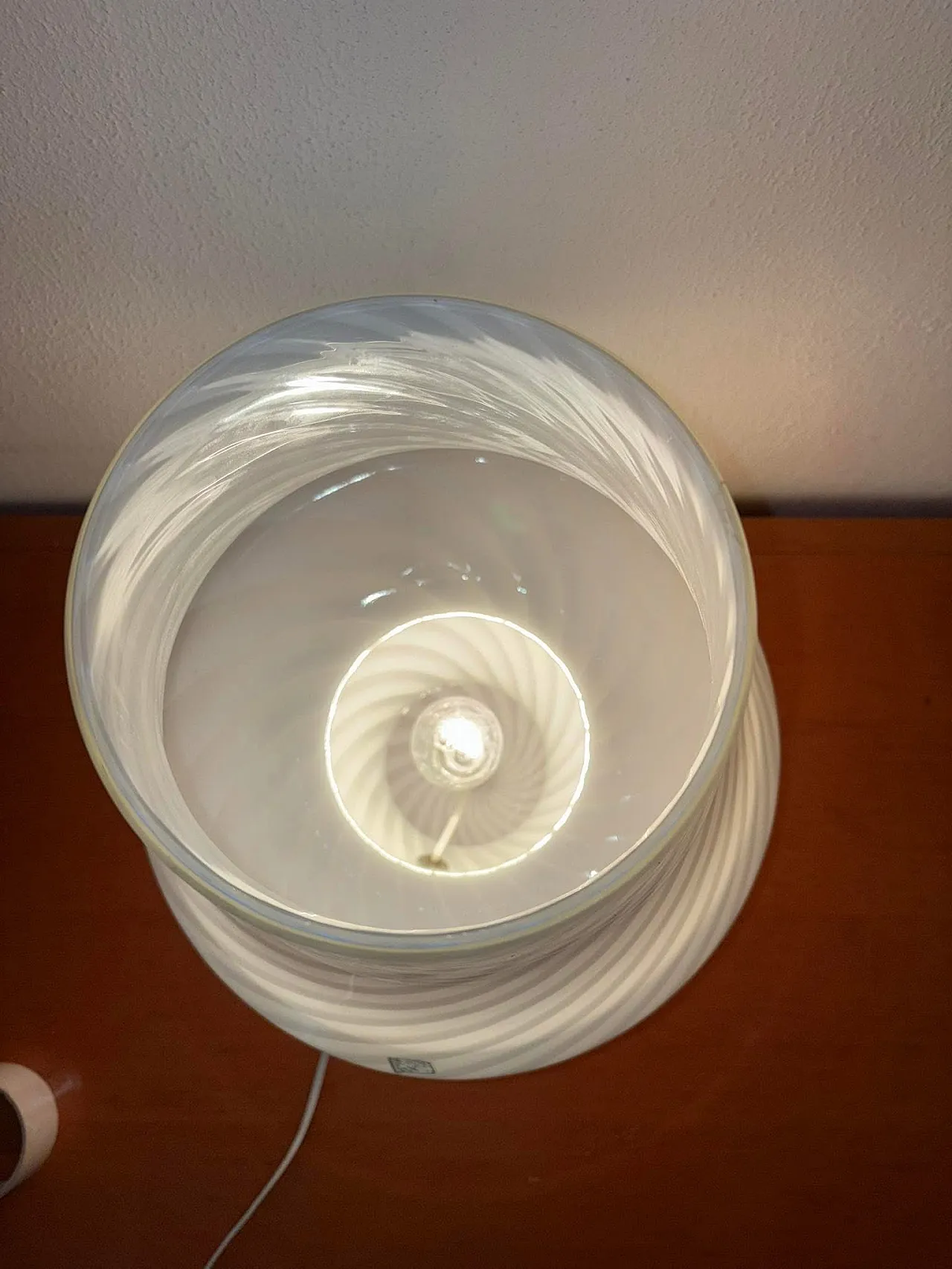 Coppia lampade vetro di Murano, anni '70 13