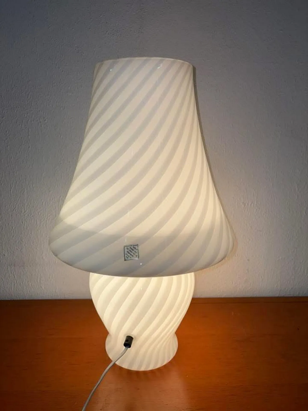 Coppia lampade vetro di Murano, anni '70 14