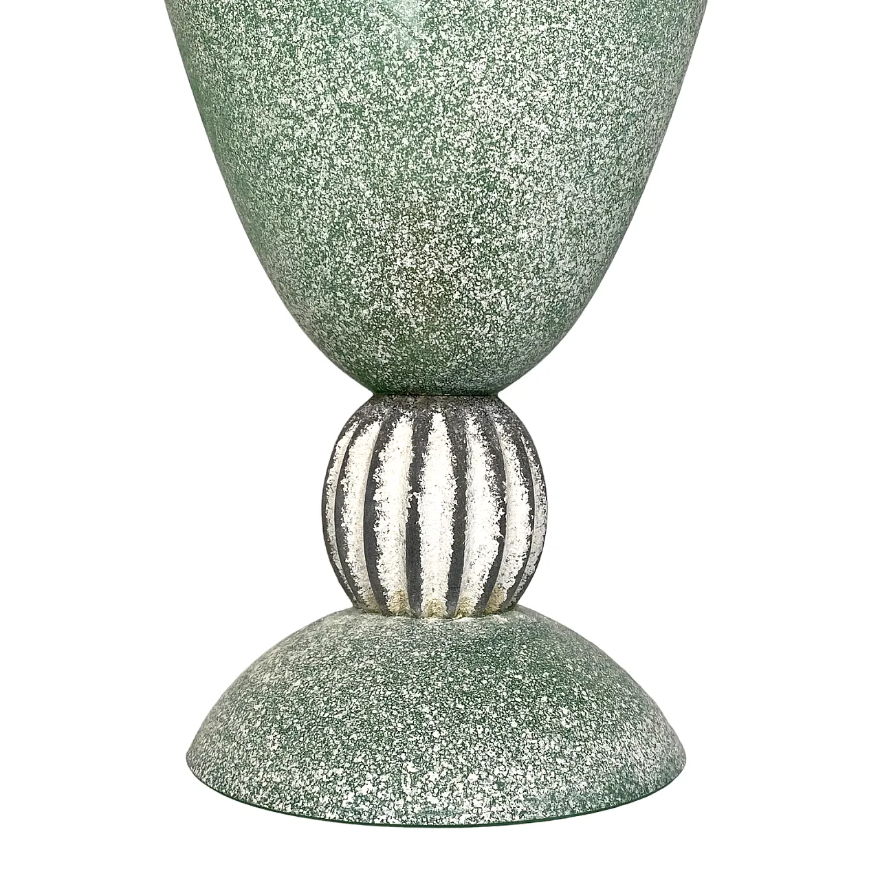 Seguso stone effect glass lamp, 70s 2