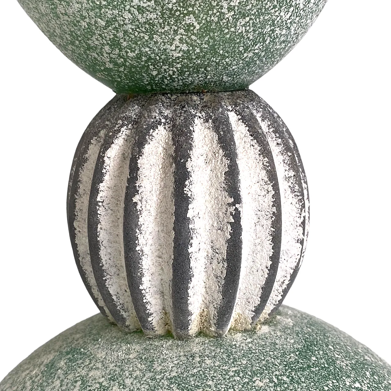 Seguso stone effect glass lamp, 70s 3