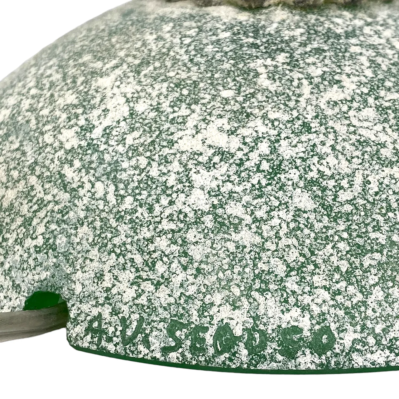 Seguso stone effect glass lamp, 70s 4