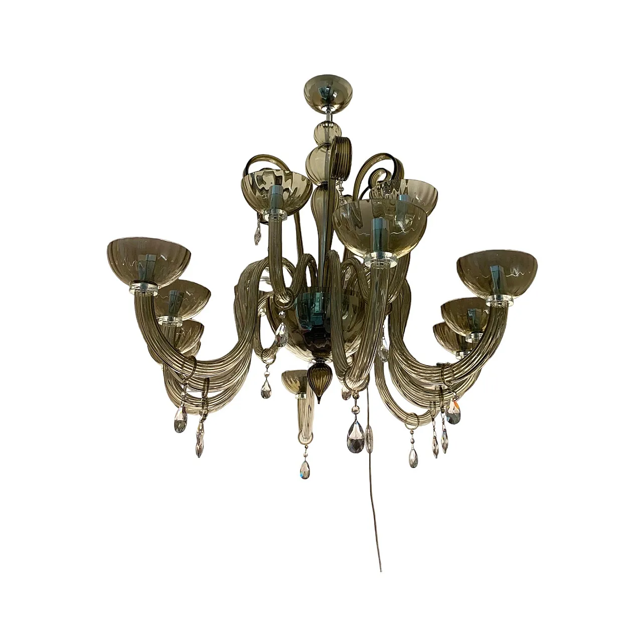 Chandelier by Gino Cenedese for Venier, 90s 1