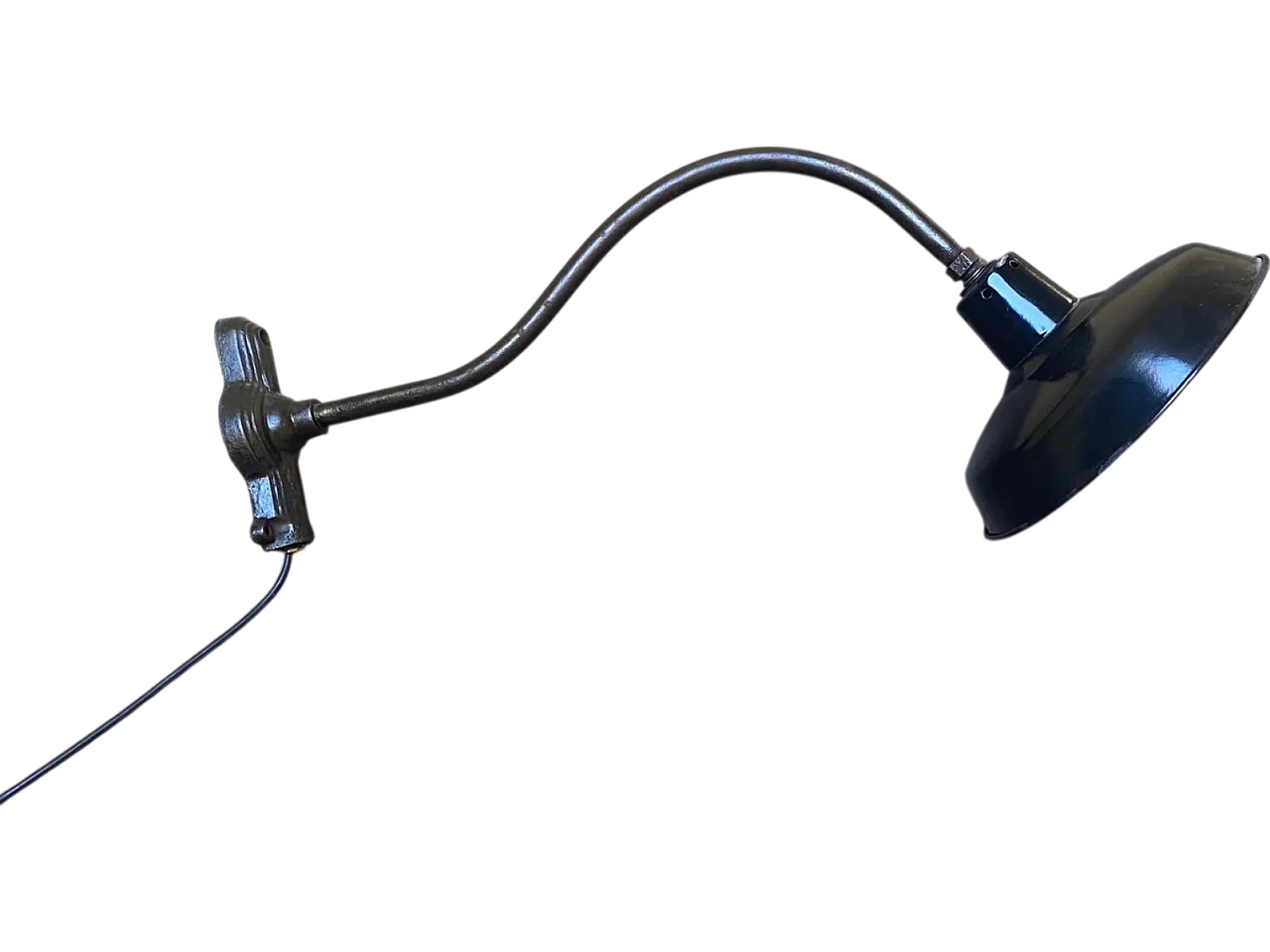 Lampada da parete industriale, anni '50 7