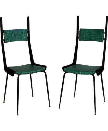 Coppia di sedie Mid-Century, anni '50