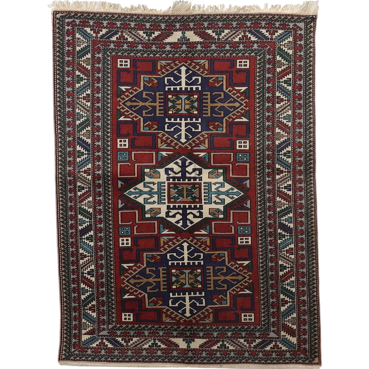 Kars wool rug with coarse knot, late 20th century 8