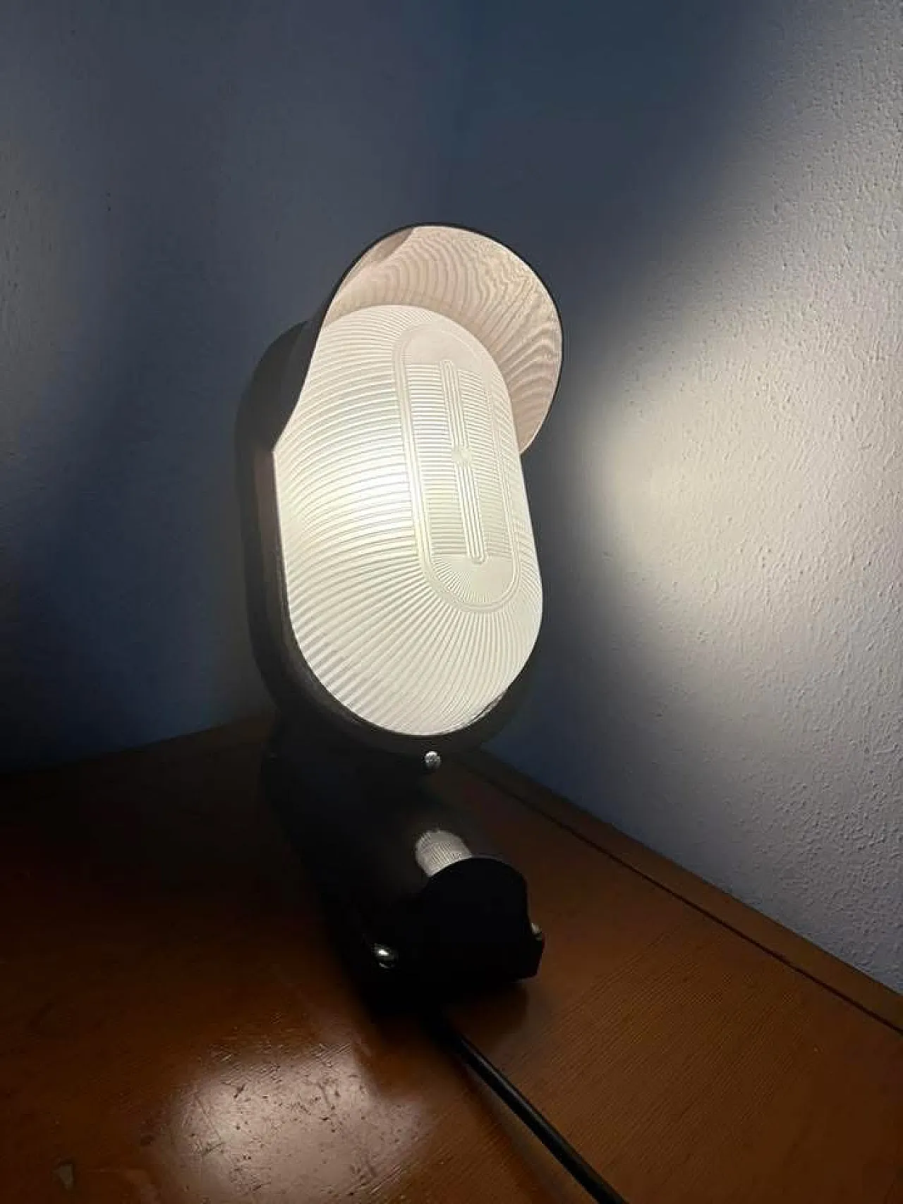 Lampada in metallo per esterno, anni '70 3