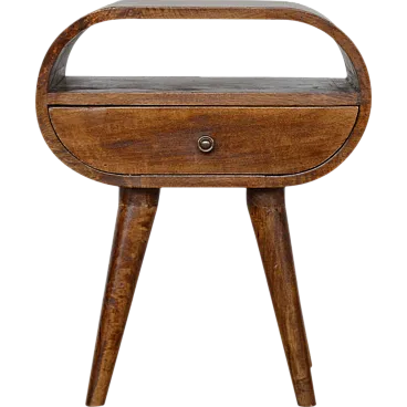 Comodino in legno di mango solido, 2000