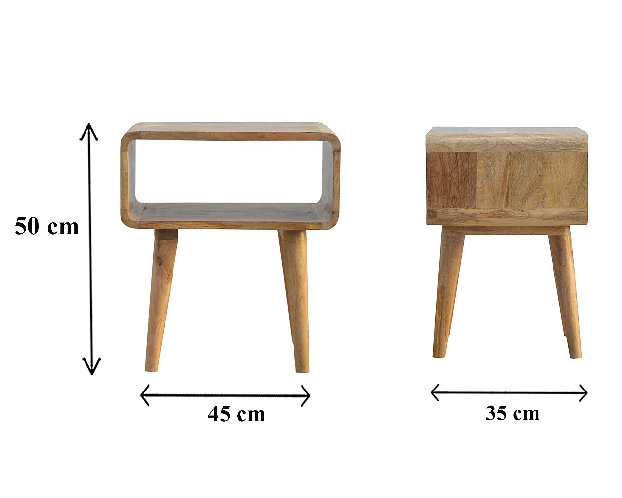 Comodini al letto in legno di mango solido, 2000 10