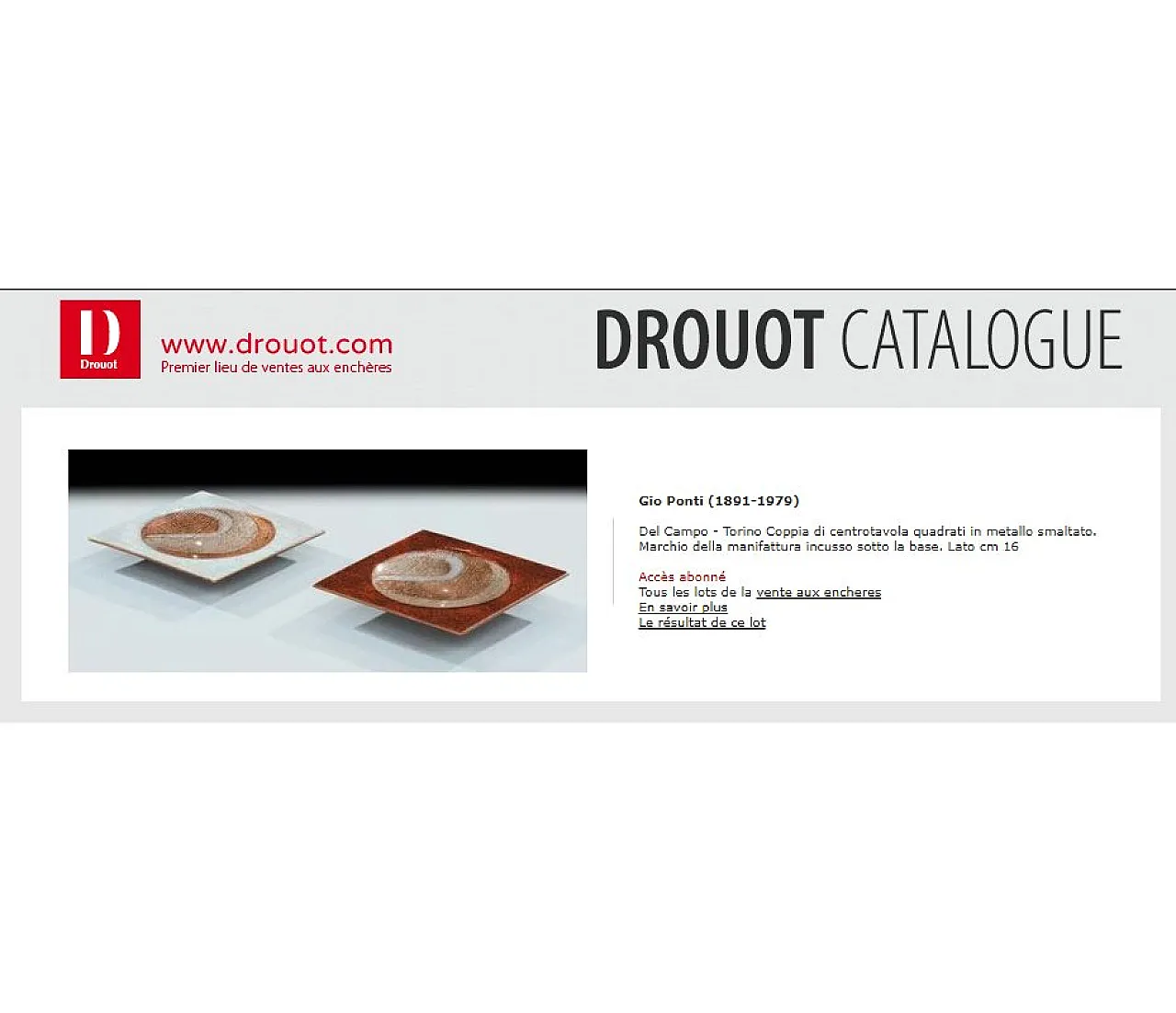 Scultura in rame smaltato di Gio Ponti per Del Campo, anni '50 13