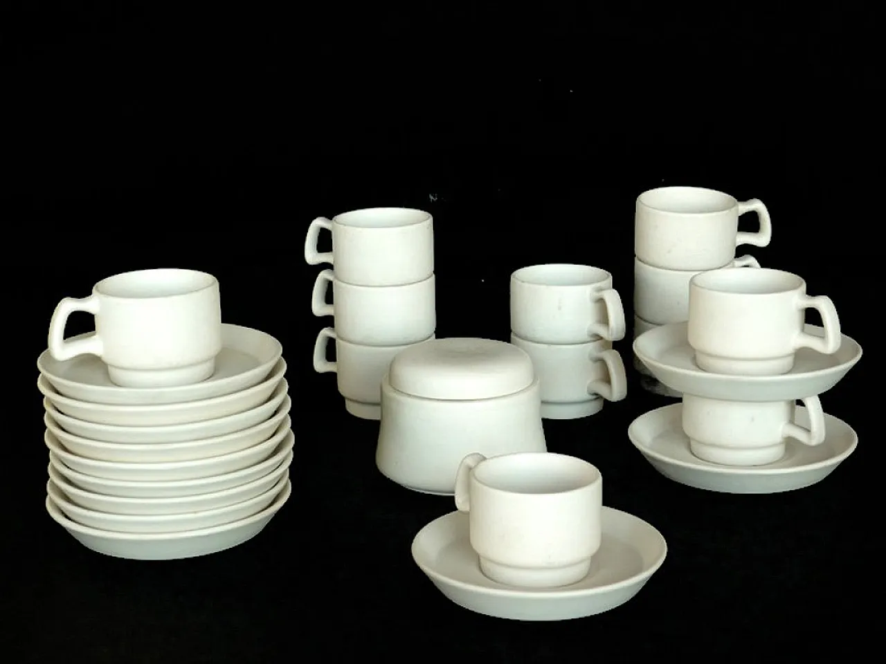 Set in gres di Ambrogio Pozzi per Gresline, anni '60 2