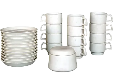 Set in gres di Ambrogio Pozzi per Gresline, anni '60