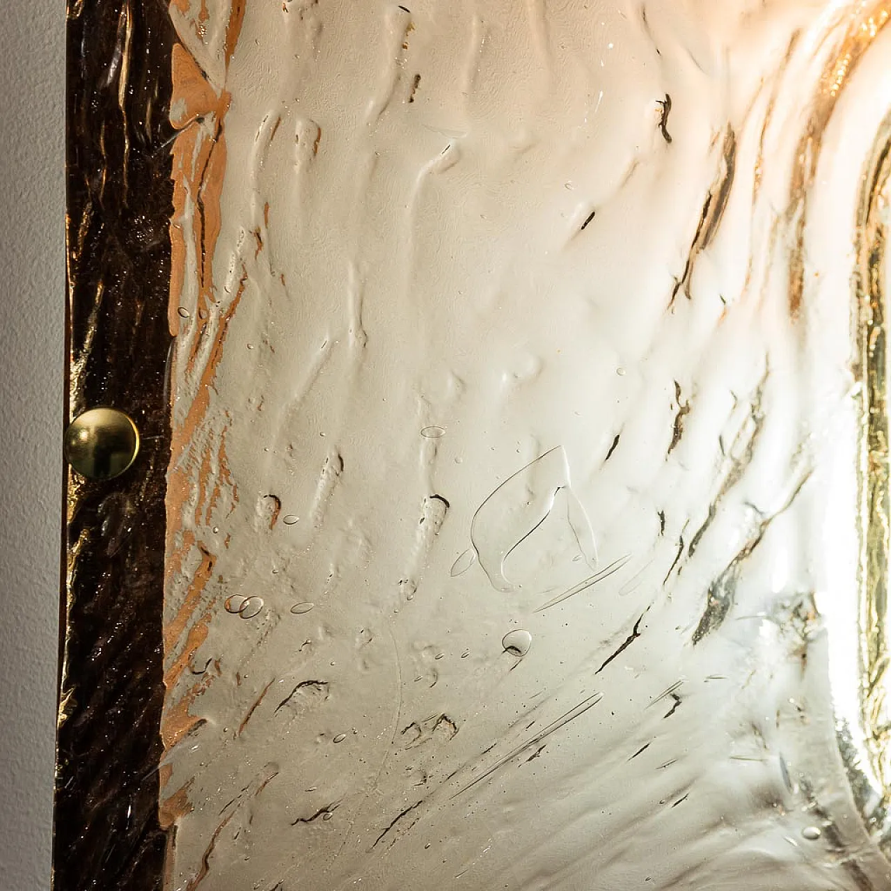 Wall lamp in 2 -light Mazzega Teak, 60s 8