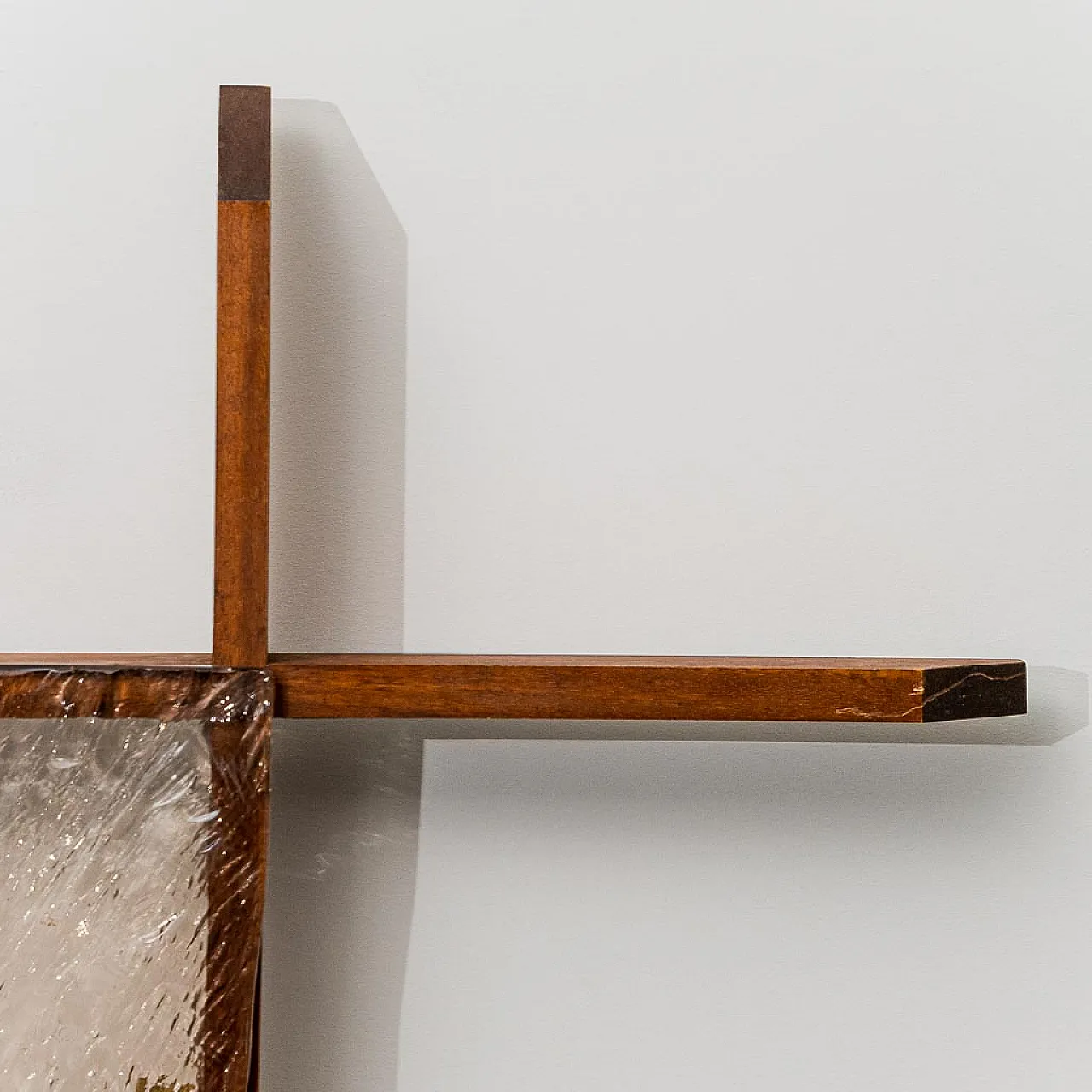 Wall lamp in 2 -light Mazzega Teak, 60s 9