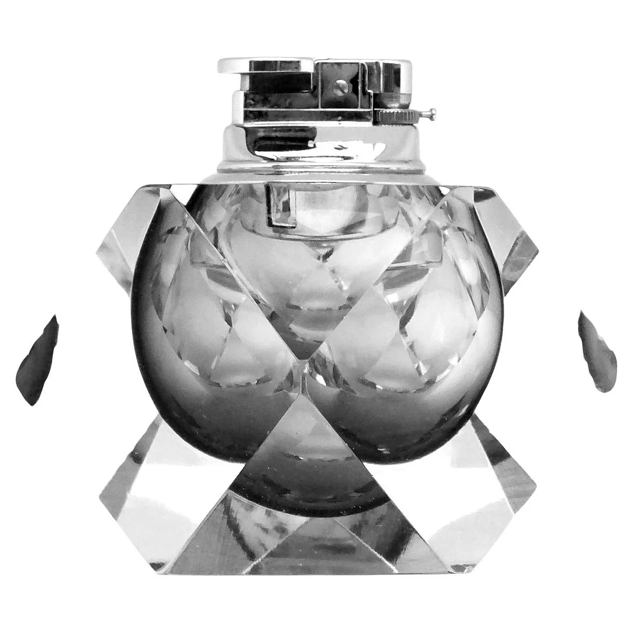 Accendino in vetro di Flavio Poli per Seguso, anni '70 1