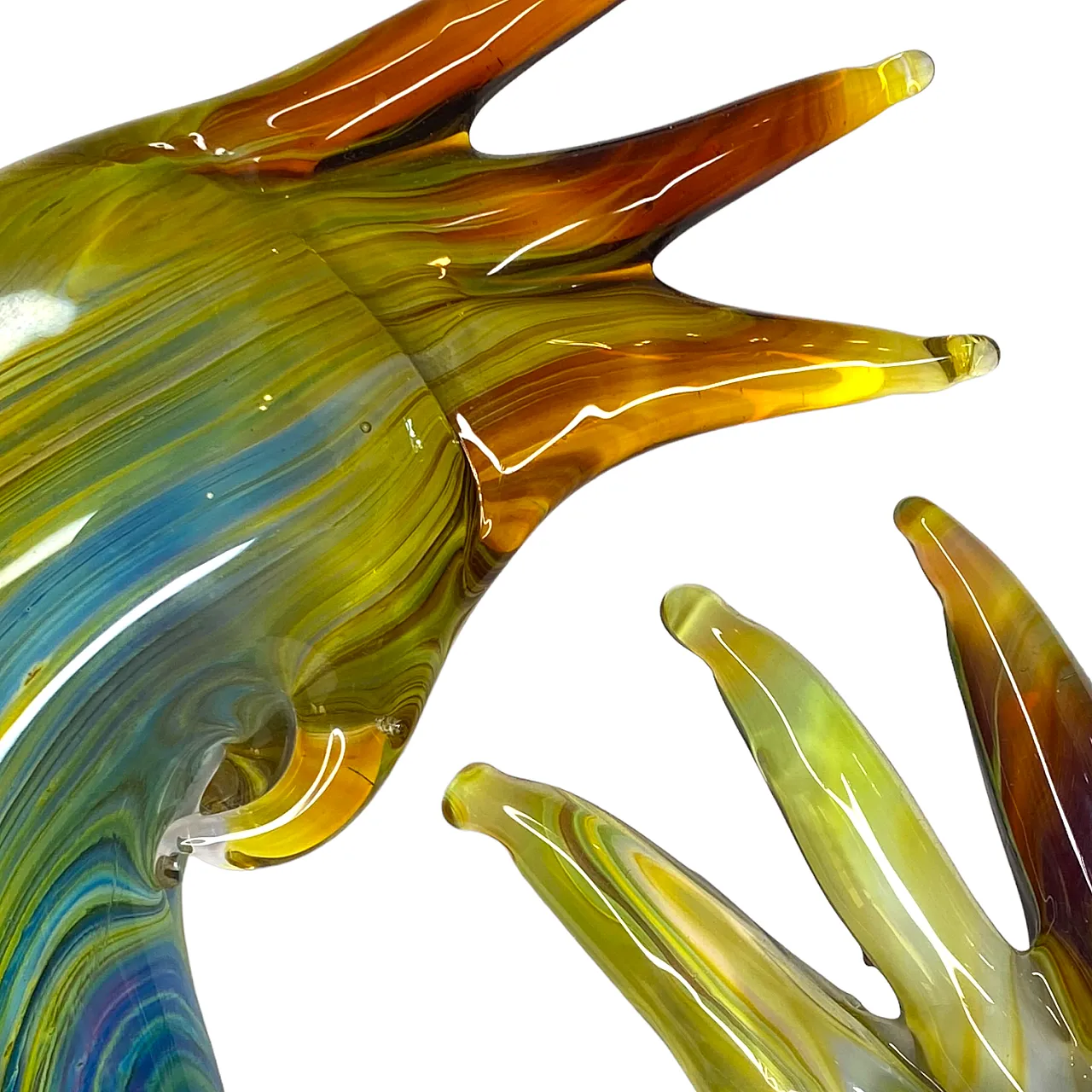 Parrots artistic sculpture by Oscar Zanetti, 90s 5