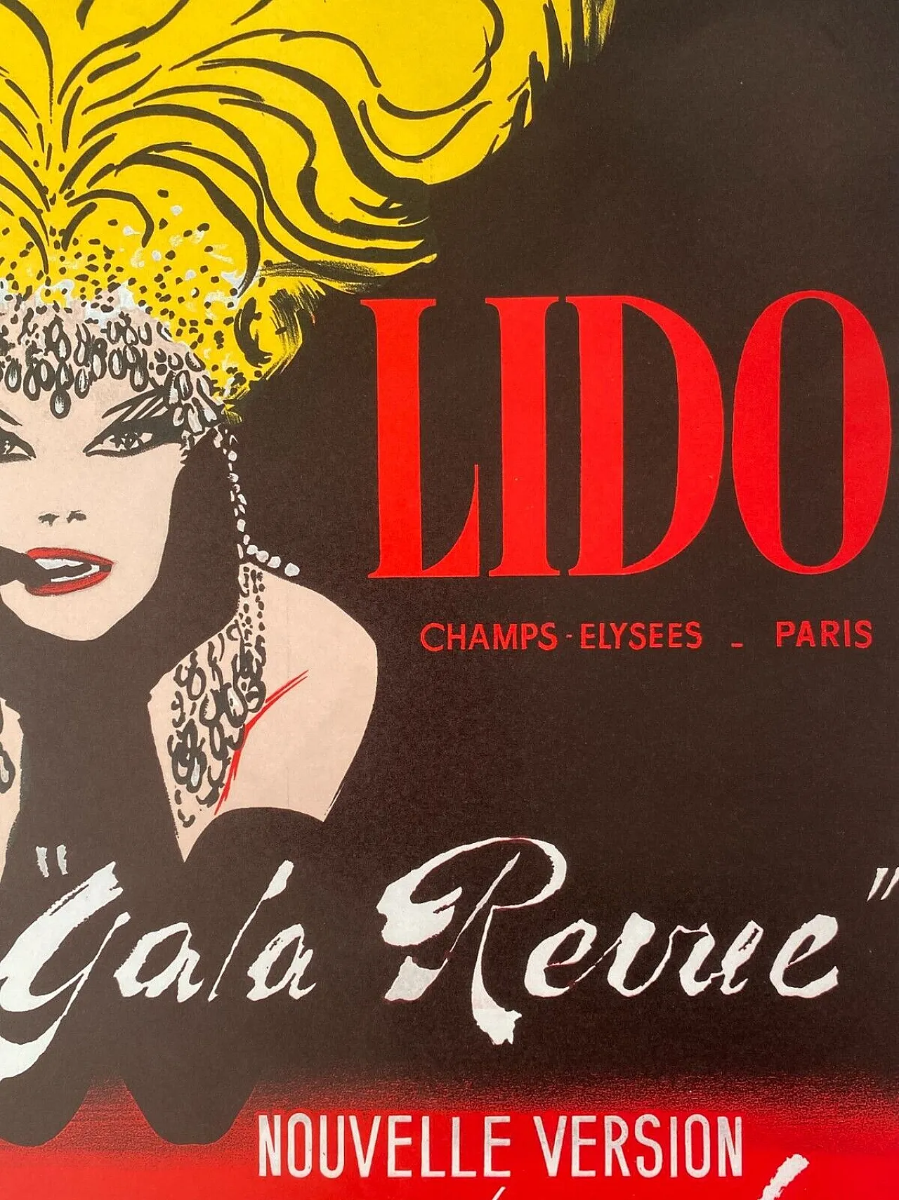 René Gruau, Lido, Gala Revue,  Poster, 1970s 11
