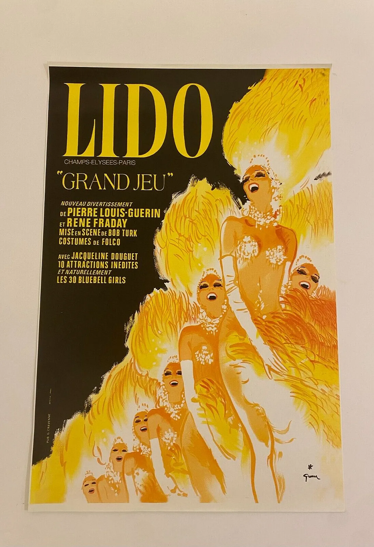 René Gruau, Lido, Gran Game, Poster, anni '70 11