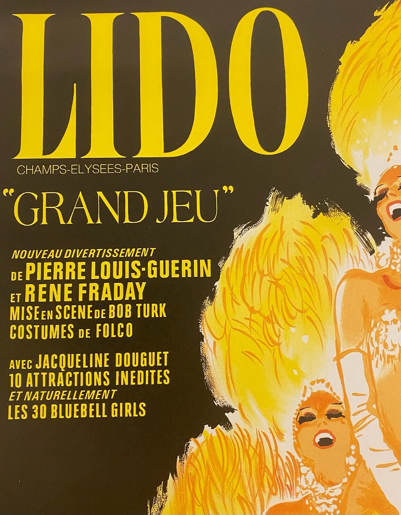 René Gruau, Lido, Gran Game, Poster, anni '70 12