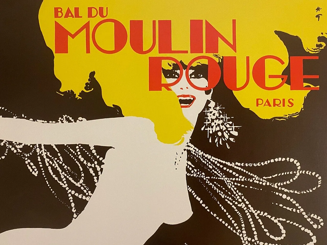 René Gruau, Bal du Moulin Rouge Paris, Festival poster, anni '80 8