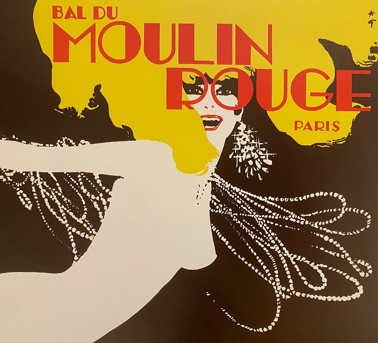 René Gruau, Bal du Moulin Rouge Paris, Festival poster, anni '80 9