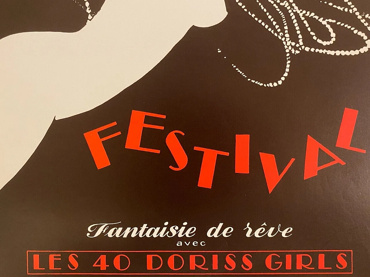 René Gruau, Bal du Moulin Rouge Paris, Festival poster, anni '80 12