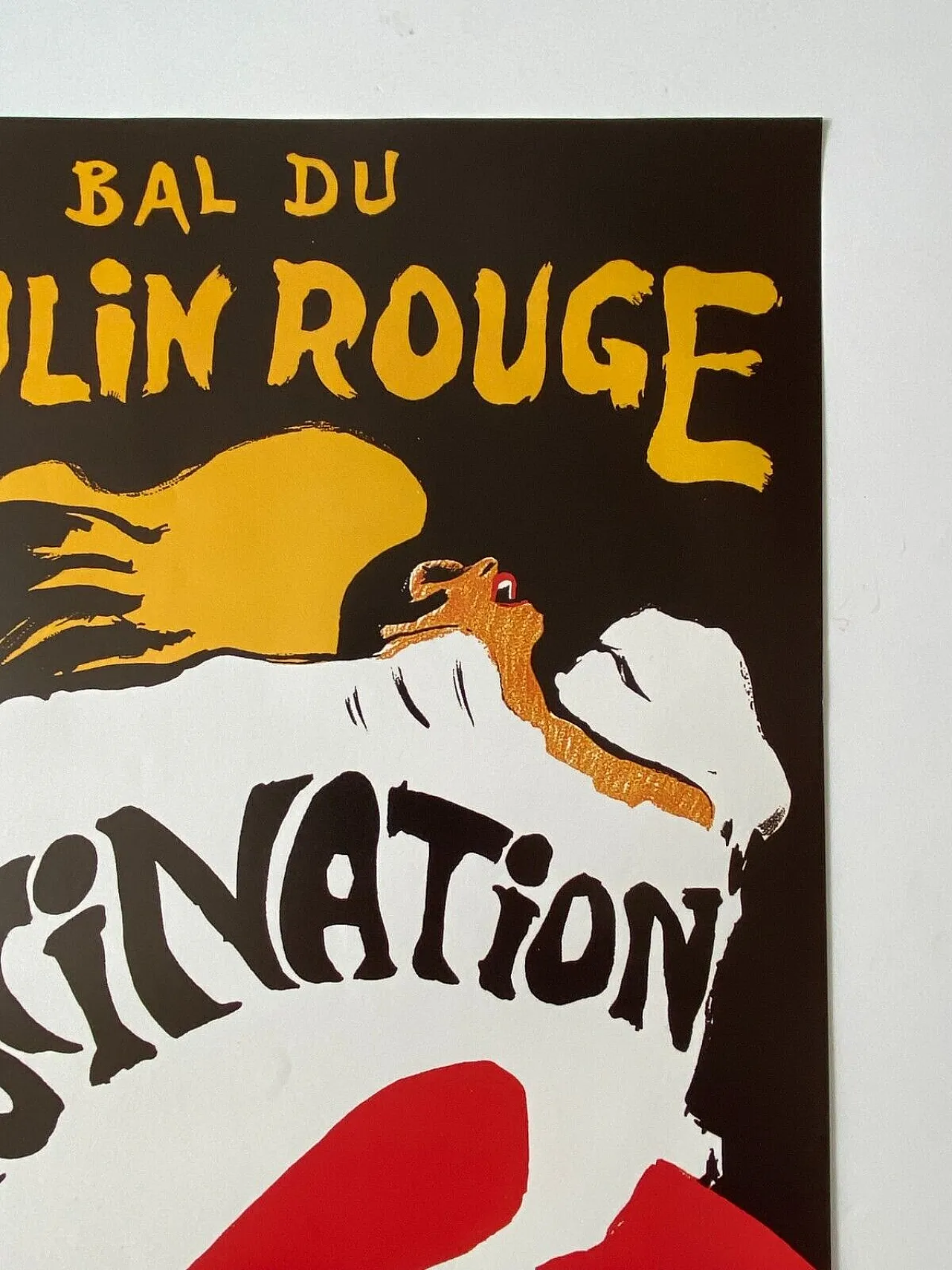 René Gruau, Bal du Moulin Rouge, Fascination, poster, 1980s 5