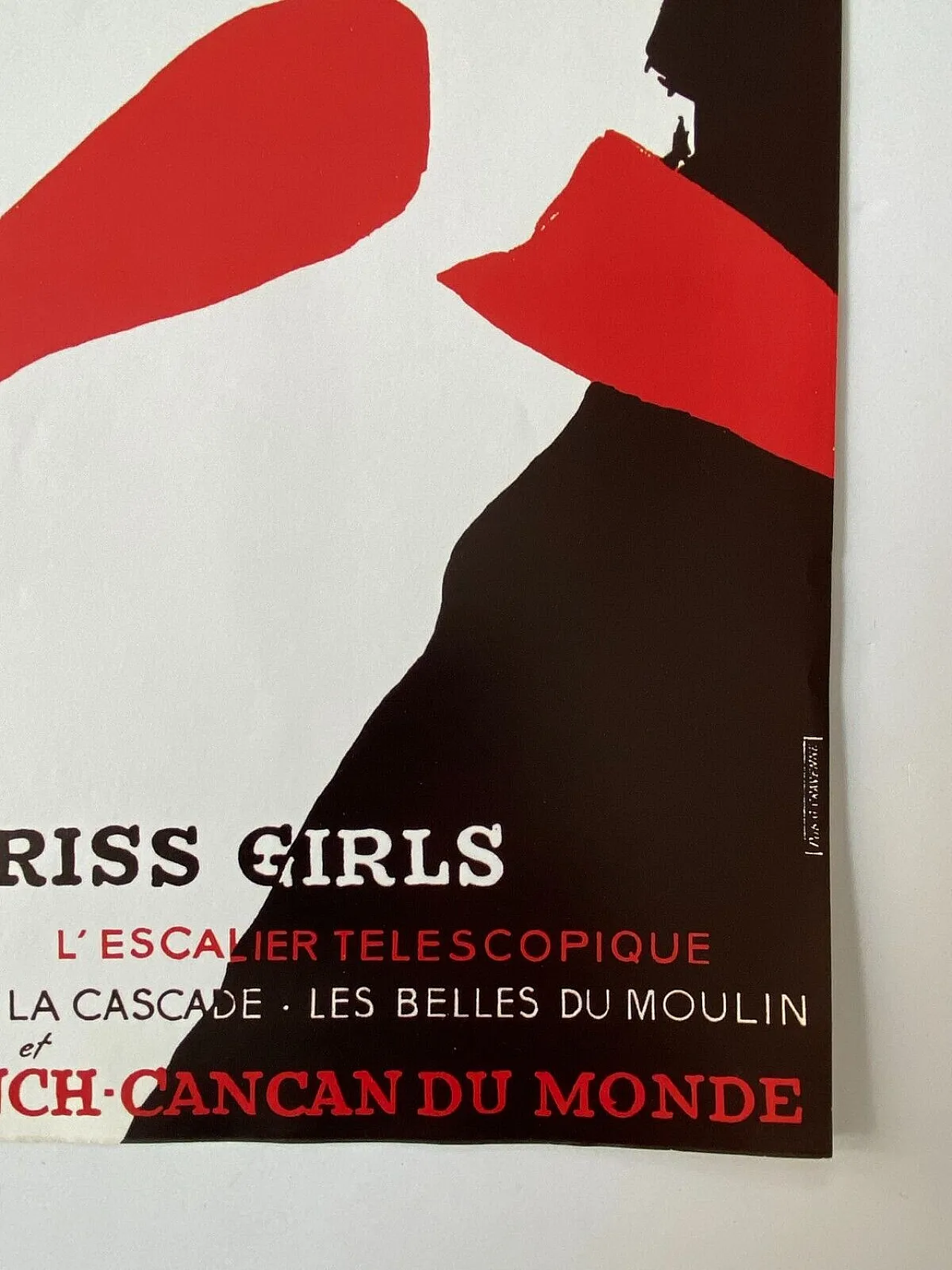 René Gruau, Bal du Moulin Rouge, Fascination, poster, 1980s 7