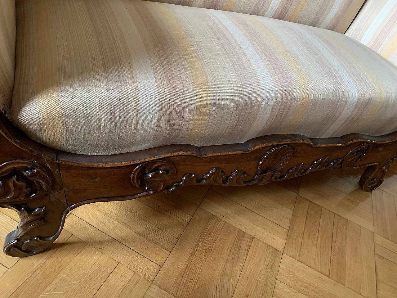 Sleigh sofa, 19th century 2