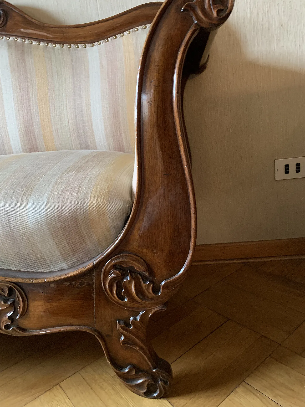 Sleigh sofa, 19th century 9