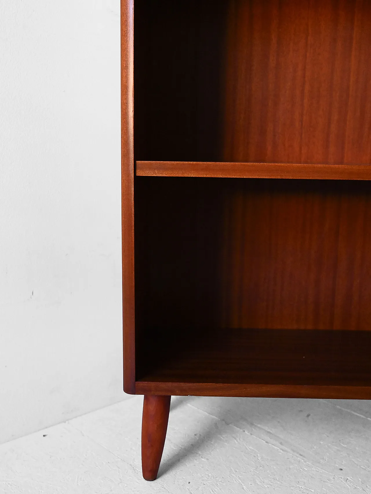 Scandinavian Highboard in Teak with swing door, 50s 7