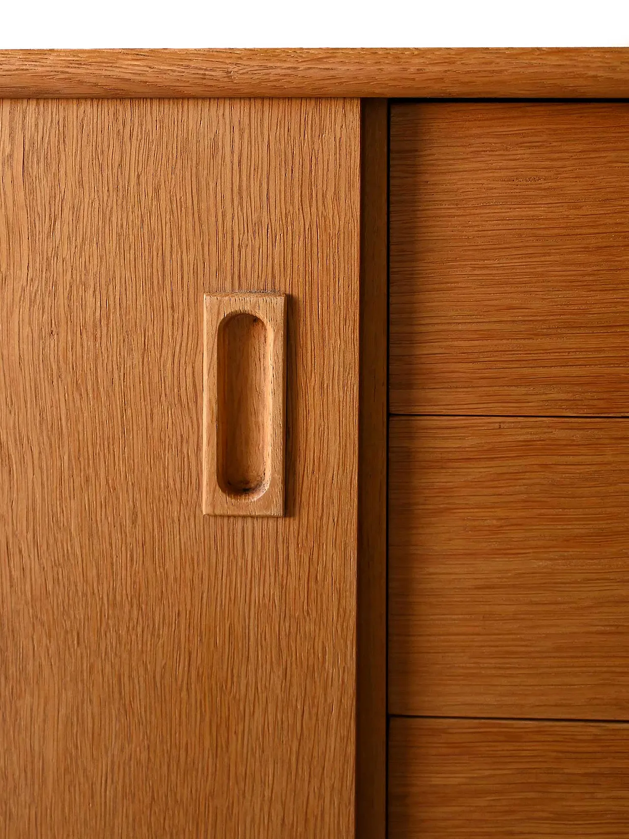 Scandinavian bookcase in oak, 60s 8