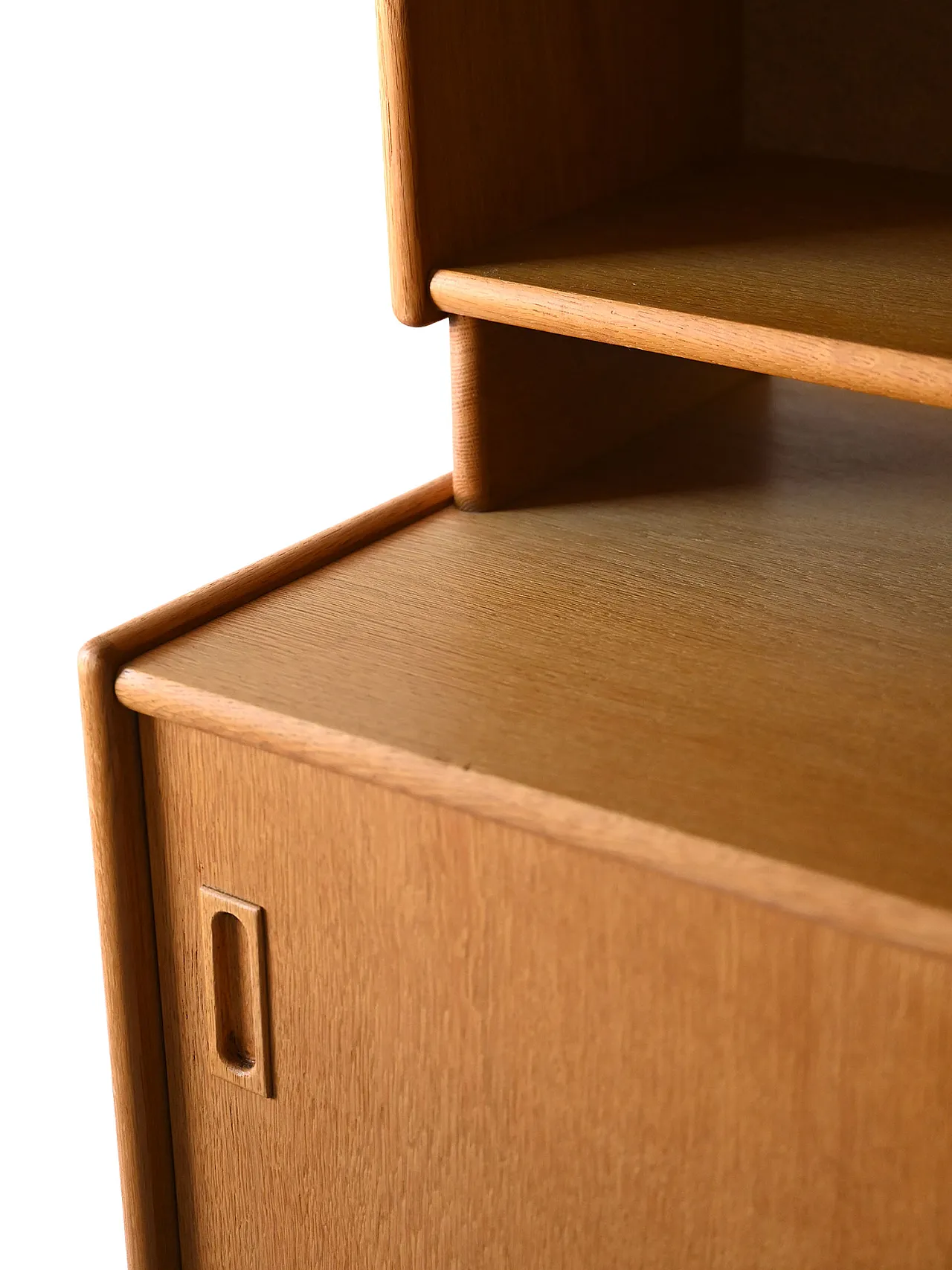 Scandinavian bookcase in oak, 60s 10