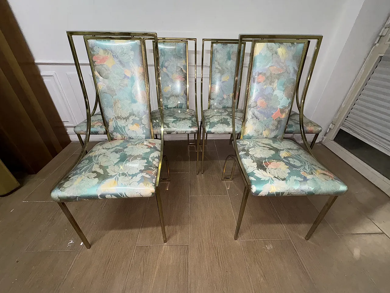 6 chairs by Romeo Rega, 70s 2