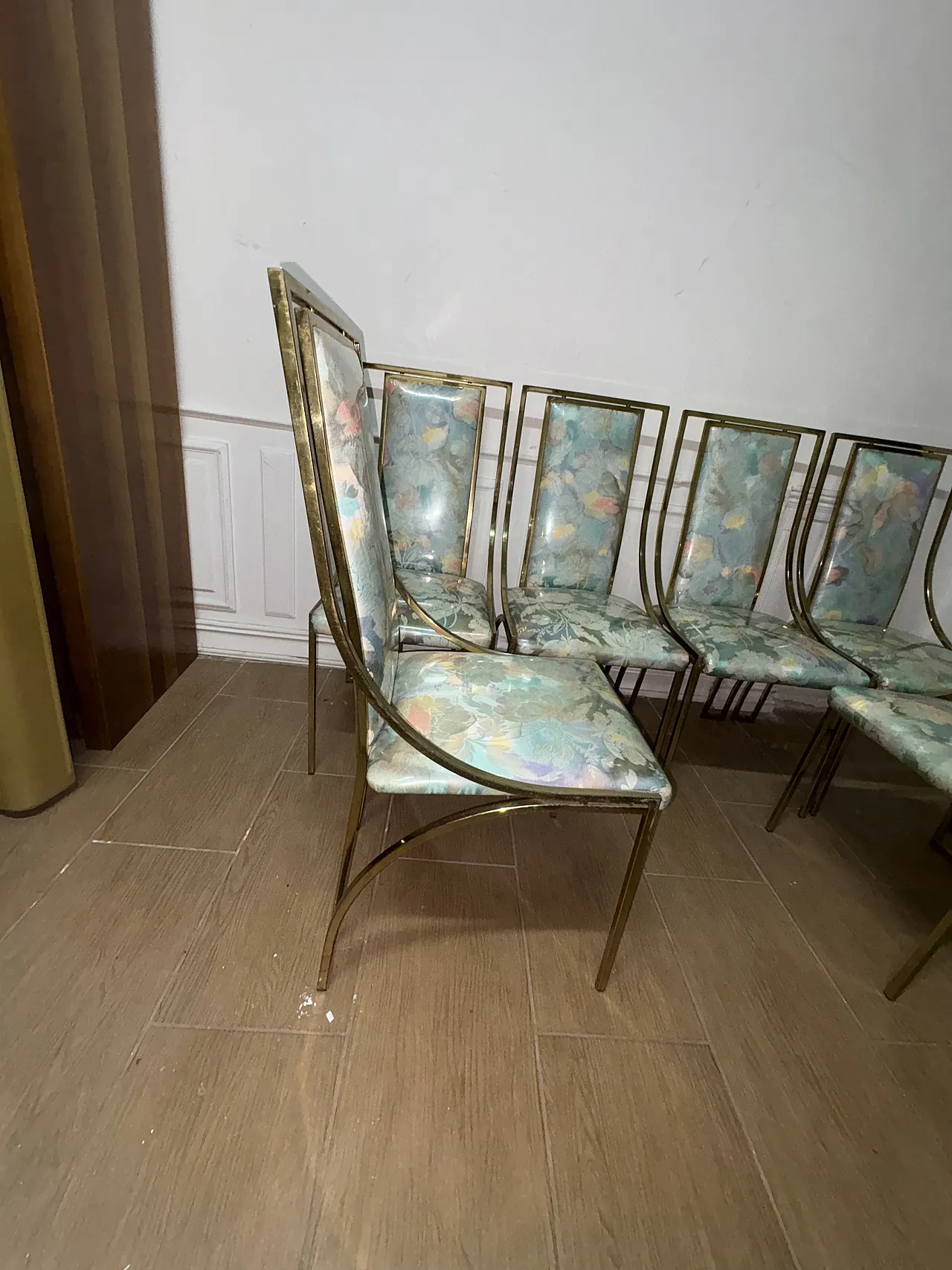 6 chairs by Romeo Rega, 70s 3