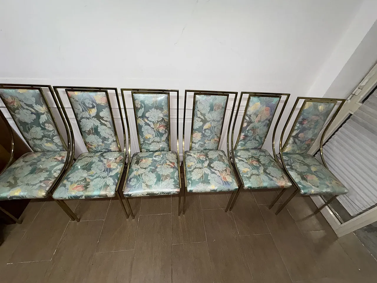 6 chairs by Romeo Rega, 70s 5