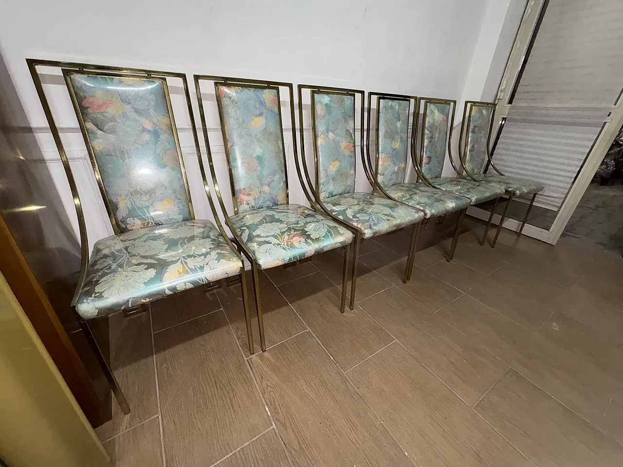 6 chairs by Romeo Rega, 70s 6