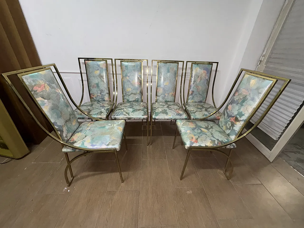 6 chairs by Romeo Rega, 70s 7
